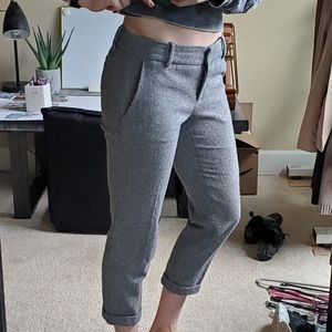 J. Crew Grey Cafe Capri